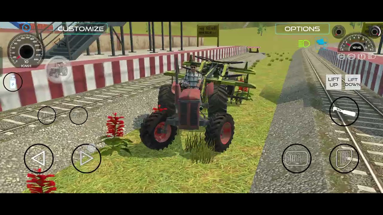 Hello guys 🤠 my gameplay tractor 🚜 