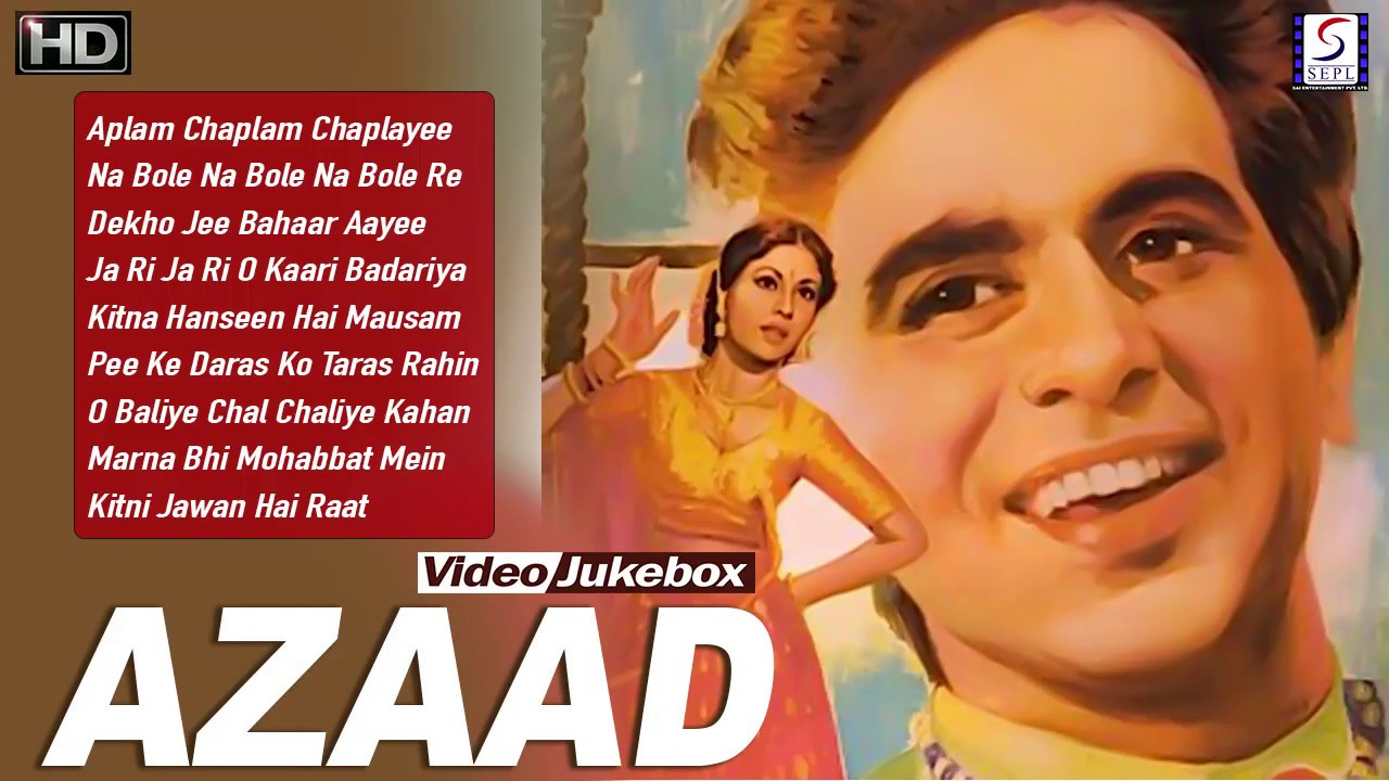 Dilip Kumar Meena Kumari   Azaad   1955 l Super Hit Vintage Video Songs Jukebox   HD