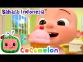🍦Lagu Es Krim Buah, Segarnya!🍦 | CoComelon Bahasa Indonesia - Lagu Anak Anak | Nursery Rhymes