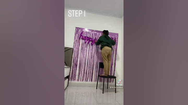 Tutorial dekorasi ultah