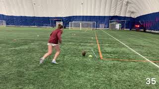 Maya Turner | 2021 MN College Freshman | Kicker | 1 on 1 Phase 3 Kicking Evaluation | Jan 2022