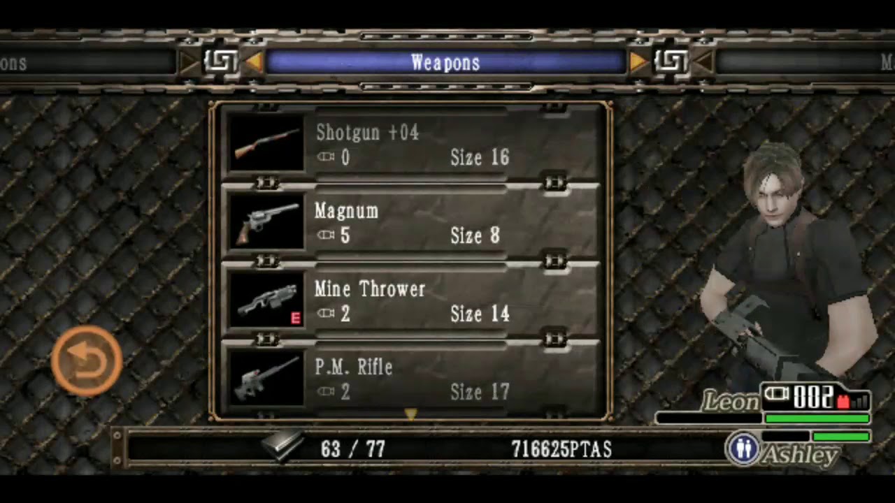 How to Cheat resident evil 4 mobile edition YouTube
