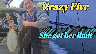 San Francisco Bay Halibut and Striper fishing: Crazy 5 - The best fishing crew.
