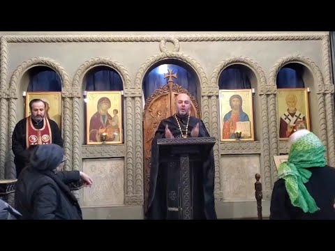 დეკანოზი გიორგი თევდორაშვილი - შენდობის კვირა (06.03.2022)