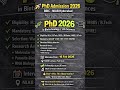 🚀 BRIC–NIAB PhD Admission 2026 | Walk-in Interview | Biotechnology / Life Sciences #biotechpathway