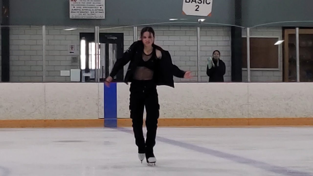 Diana Nightingale skating to Gods Menu by Stray Kids, @ 2025 Winter Show, Hayden