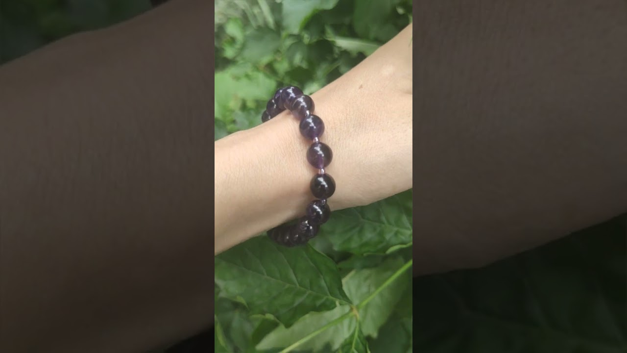 Браслет Аметист ААА 8мм