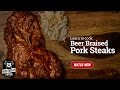 Pork Steak - BEER Braised Pork Shoulder Steaks Recipe - A Midwest Classic