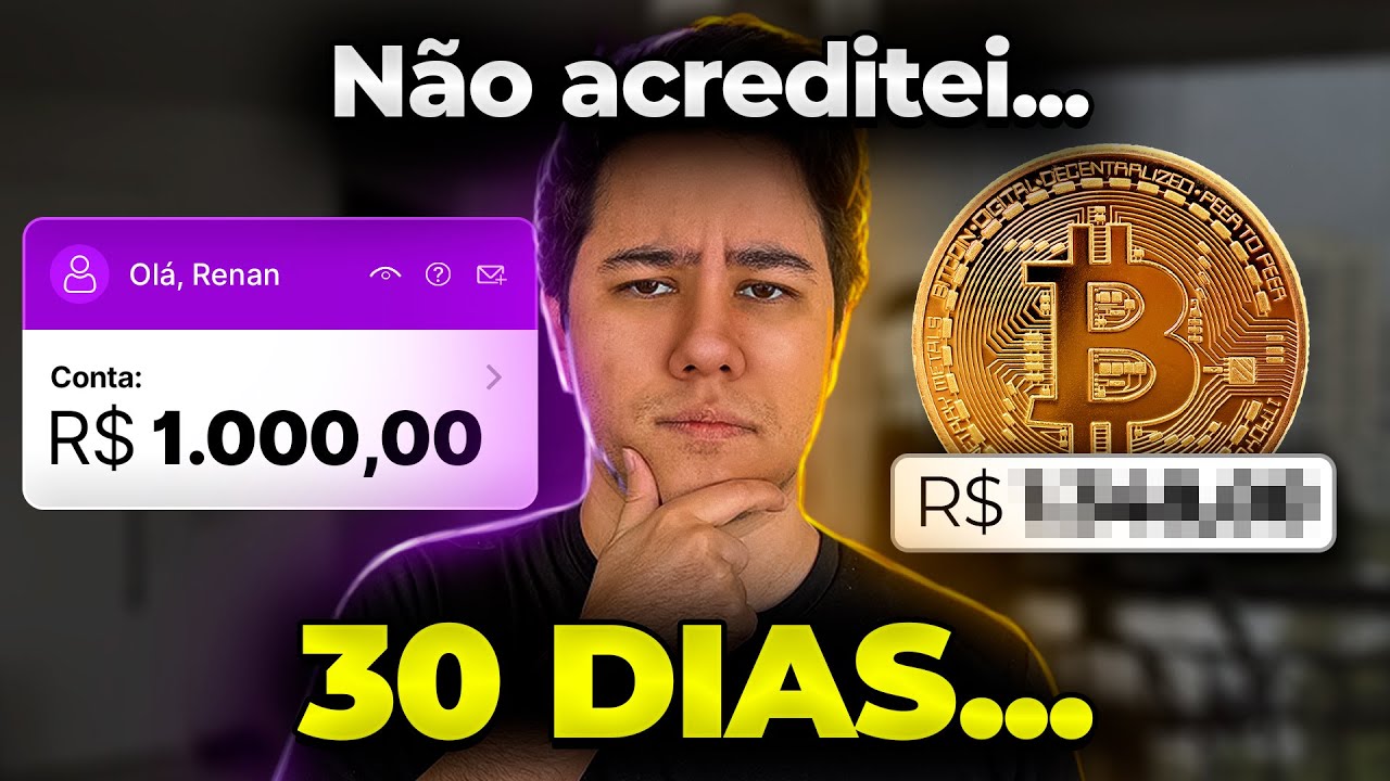 30 DIAS INVESTINDO NA CAIXINHA DO NUBANK VS COMPRANDO BITCOIN! QUAL RENDEU  MAIS?