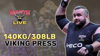 22 year-old Strongman wins Overhead Event!
