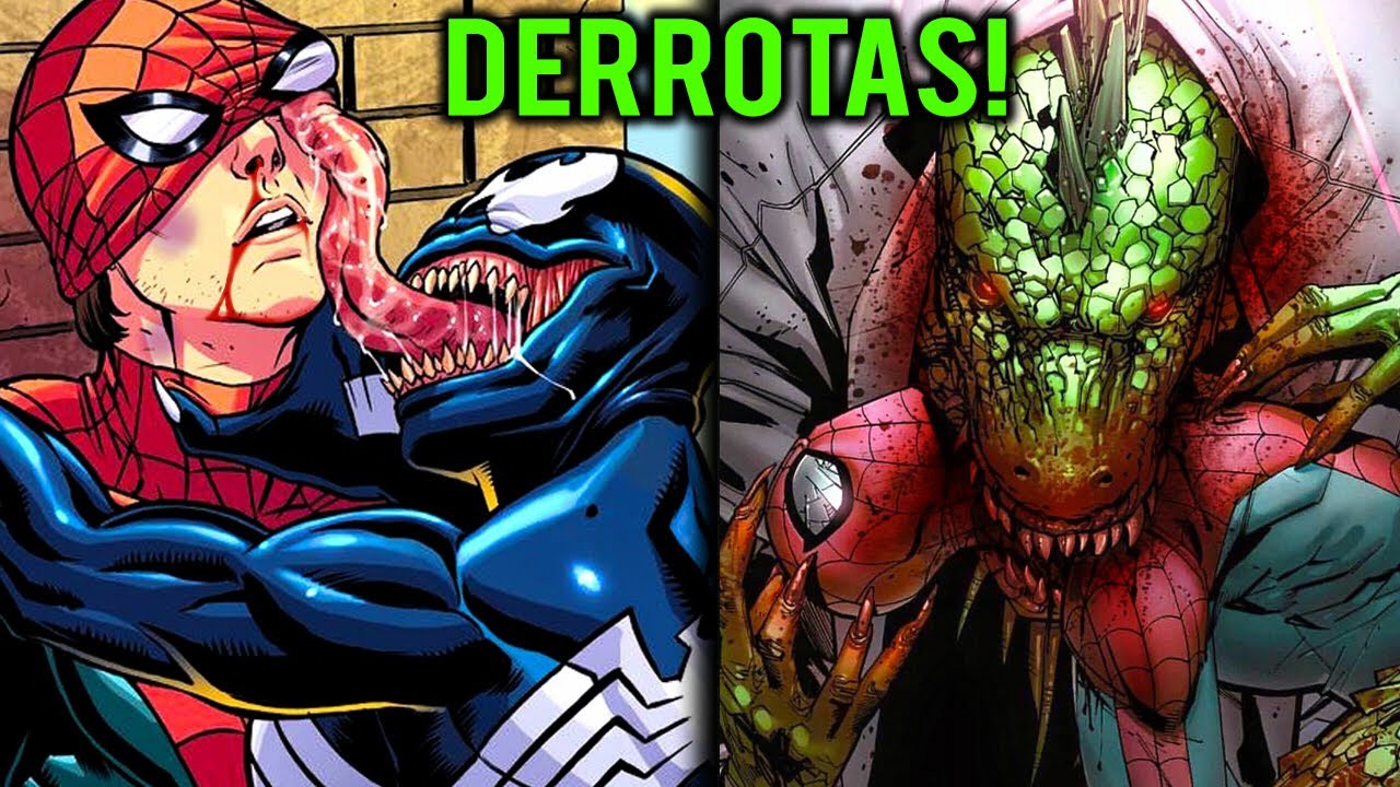 7 PEORES DERROTAS DE SPIDERMAN - YouTube