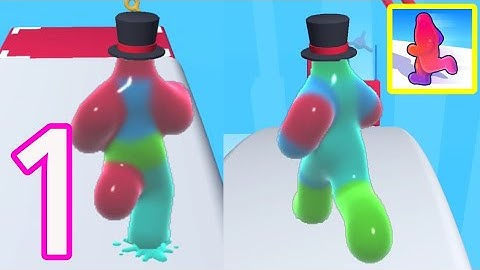 Blob Runner 3D - Gameplay Walkthrough Part 1 - Level 1 to 18 (iOS, Android)