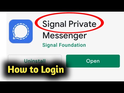 How to Login in Signal App