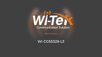 WI-CGS5328-L3 10G Uplink L3 Cloud Managed Fiber Switch