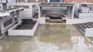 Flint River floods Riverbank Park in downtown Flint