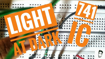Automatic street light using op-amp 741 IC | use of 741 | LDR | ft. Electronics And Tech Hub