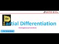 Homogeneous Functions (Partial Differentiation-Part -6)