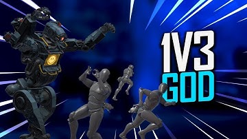 Crazy 1v3 Clutch on Rank Arena APEX LEGENDS  #SHORTS #YTSHORTS #1v3clutchapex #shorts