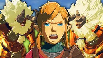 Zelda Breath of the Wild, But Every Enemy is a LYNEL (pain and suffering)