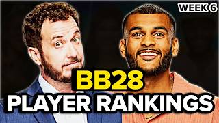 Big Brother 28 Week 6 Player Rankings