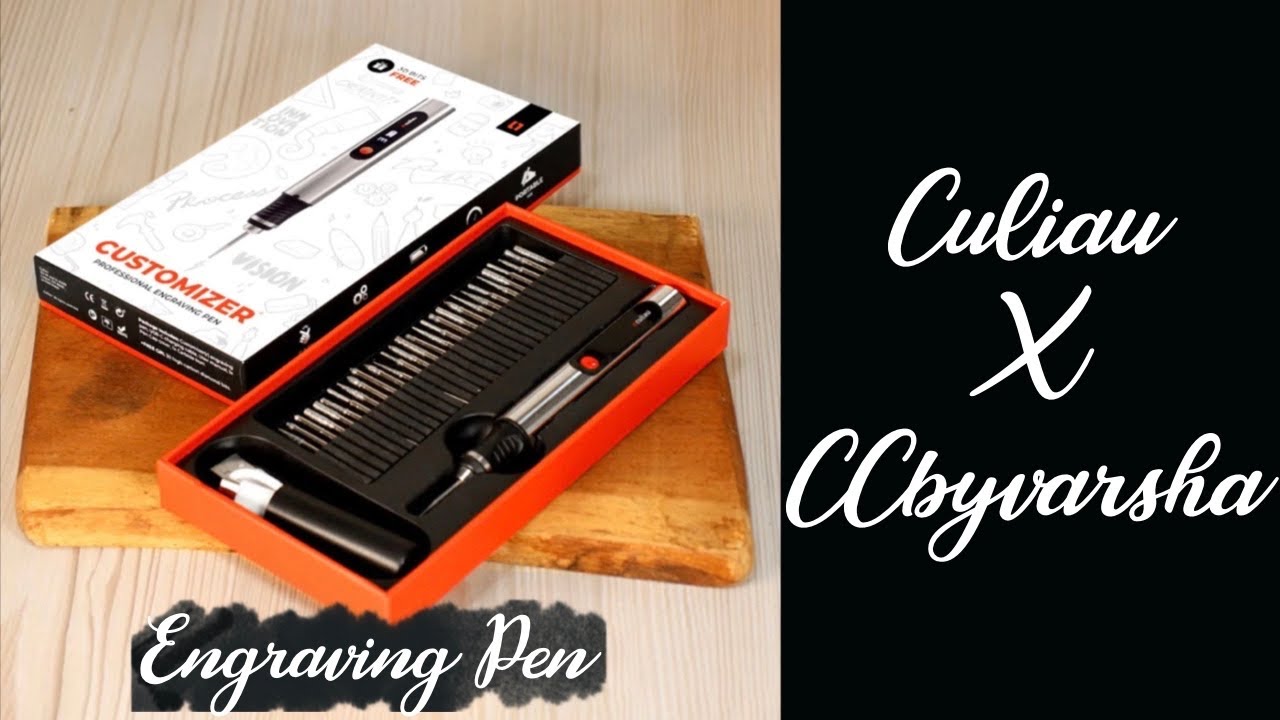 Engraving pen, Culiau, how to do engraving, unboxing engraving pen