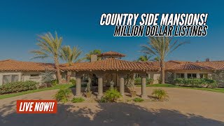 LIVENOW! Join us as we explore COUNTRY SIDE MANSIONS! (Million Dollar Views)