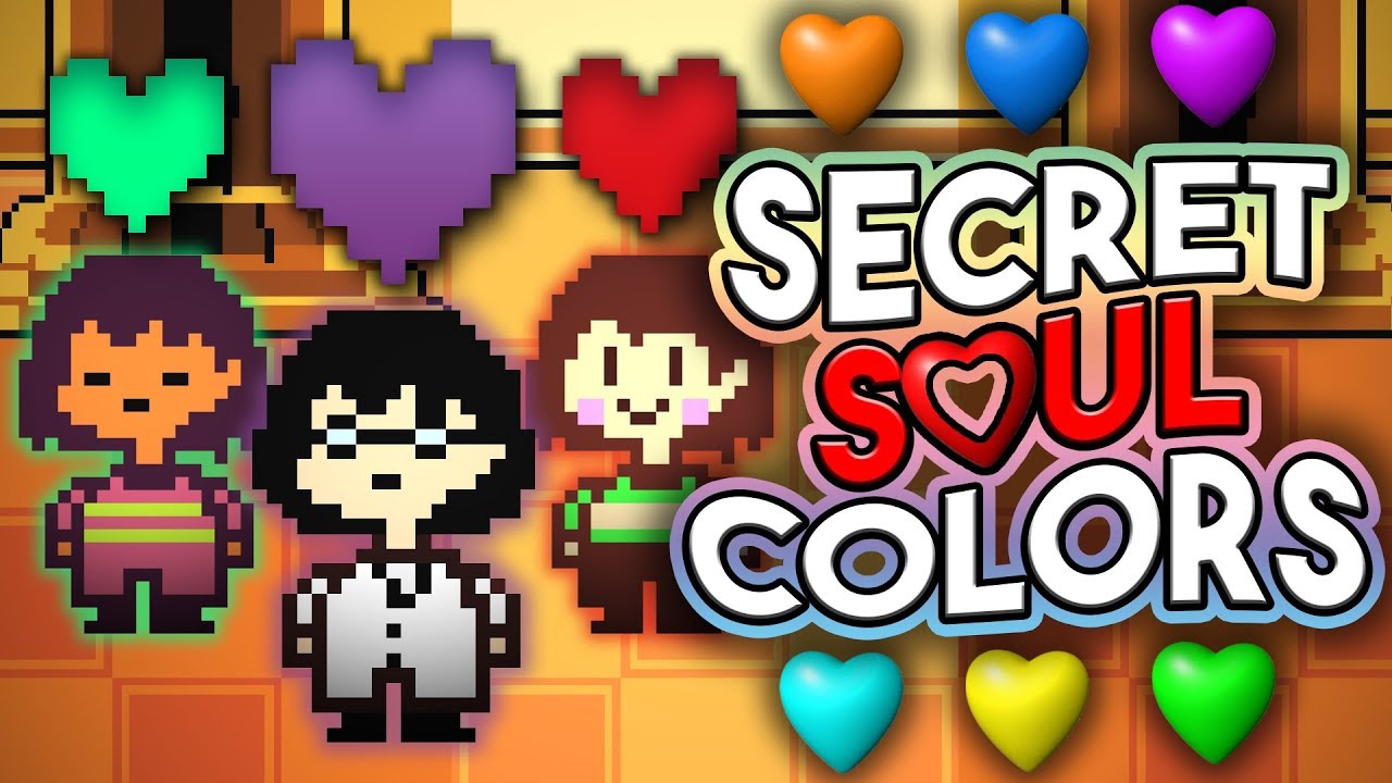 The Undertale Soul Colors You Never Knew Existed Underale Theory Underlab Youtube