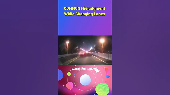 Common Misjudgment While Changing Lanes || videos of trucks | EP75 #shorts