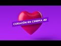 Hacer un corazón 3D en Cinema 4D