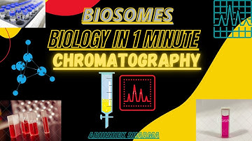Selectivity Factor | Chromatography | Biology in 1 minute | #biosomes #youtubevideo #Chromatography