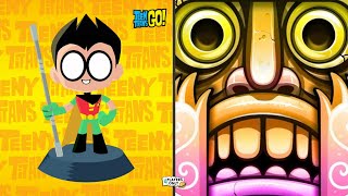 Teeny Titans - Teen Titans Go! VS Temple Run ‪2 👨‍🚀 COLORFUL HOLI EXPEDITION! screenshot 5