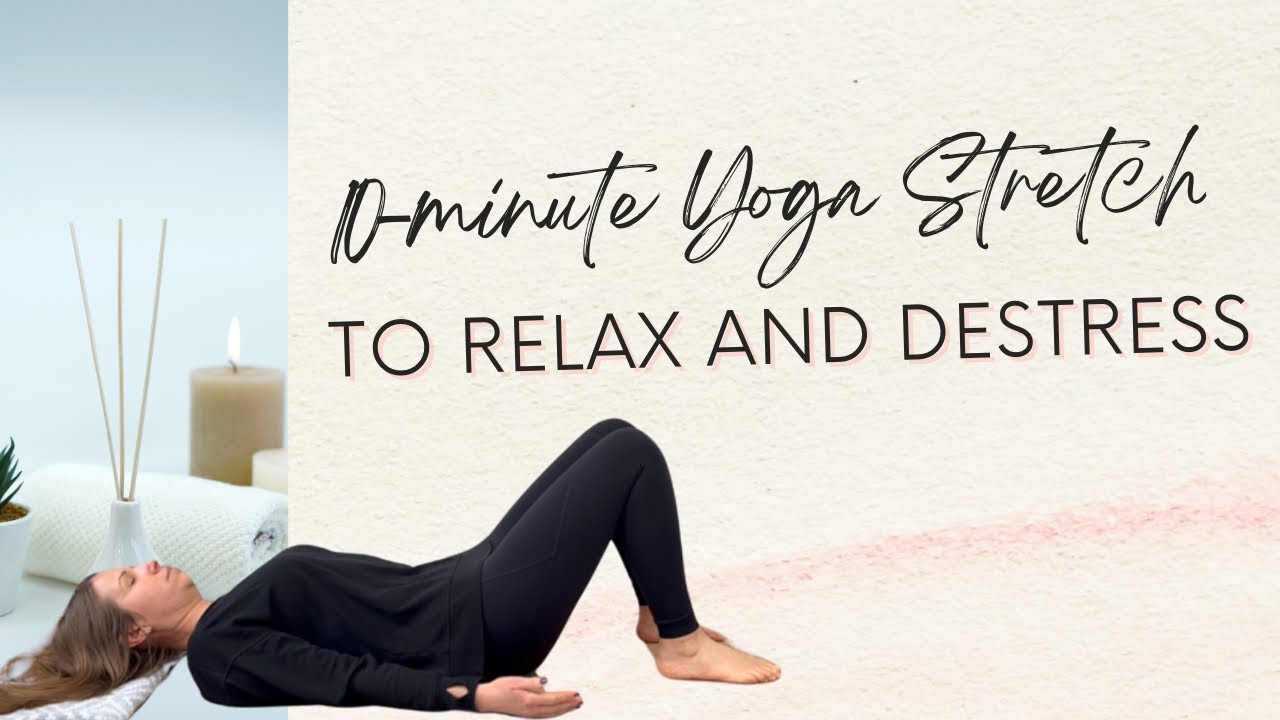 Relax Stretch Yoga stretch to relax and destress | #yogastretch - YouTube