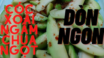 CÓC XOÀI NGÂM CHUA NGỌT, càng ăn càng ghiền/Sweet and sour toad mango