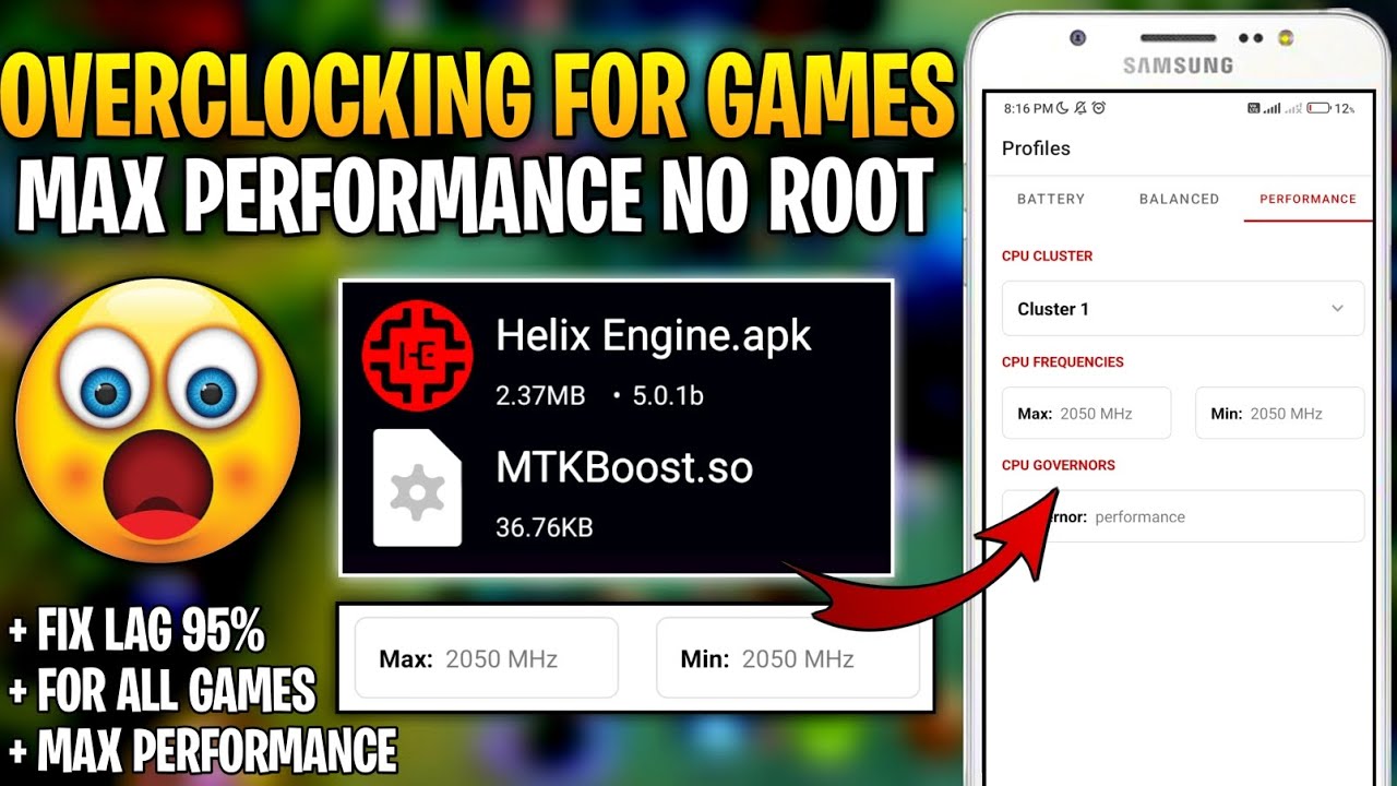 Overclocking For Gaming No Root | Max Performance and Max Fps - YouTube