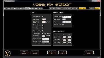 Voes Midi Controllers - Editor Expert Mode (Part 3 - Global Tab)