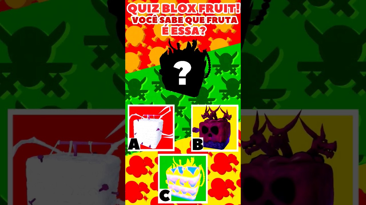Quiz do Melhor jogo de Roblox (Blox Fruit)