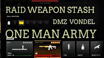 DMZ SEASON 4 / RAID WEAPON STASH / SOLO PLAYING CALL OF DUTY MODERN WARFARE 2 / VONDEL