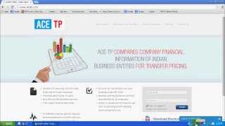 ACETP - Transfer pricer application screenshot 2