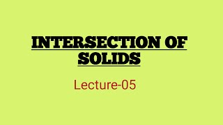 LEC-05| INTERSECTION OF SOLIDS|PRISM WITH PRISM WHEN AXES ARE OFFSET| MechInfoKVsir #TMC