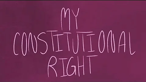 My Constitutional Right