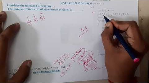 GATE CSE 2015 SET 3 Q || C PROGRAMMING  ||Data Structure || GATE Insights Version: CSE