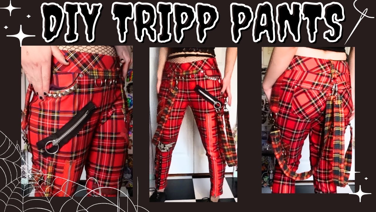 DIY Tripp Pants Tutorial (From Regular Pants) 