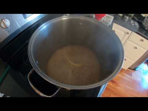 Final boil and canning. How to make maple syrup Part 4