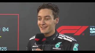 George Russell Post Race Interview Bahrain Grand Prix 2025 Update