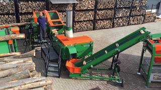 Brennholz Machen Mit Sägespaltautomat Spaltfix S-415 Vario Posch Leibnitz