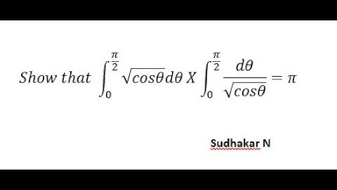Show that the integration using  Beta and Gamma Function: Proof