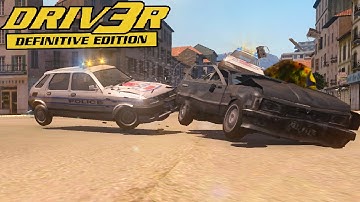 DRIV3R - SURVIVAL With HYPERSPEED, INFINITE MASS & DAMAGE! - Gameplay PC | Driv3r Fan