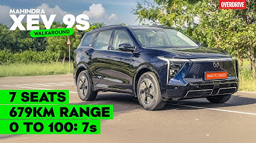 Mahindra XEV 9S Walkaround - 7-zits elektrische auto vanaf 20 lakh roepies #OVERDRIVE