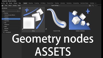 Blender 5.0 geometry nodes asset simple introduction (the future cloner and field function in C4d)