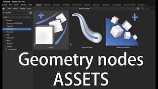 Blender 5.0 geometry nodes asset simple introduction (the future cloner and field function in C4d)